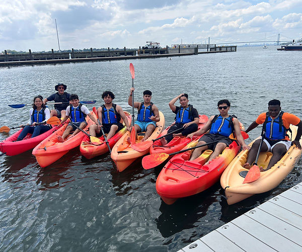 SUNY Maritime EOP Students Rowing SUNY Maritime EOP Students Rowing
