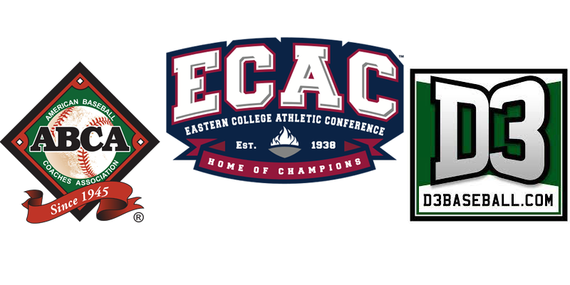 D3baseball.com, ECAC, and American Baseball Coaches Association (ABCA)