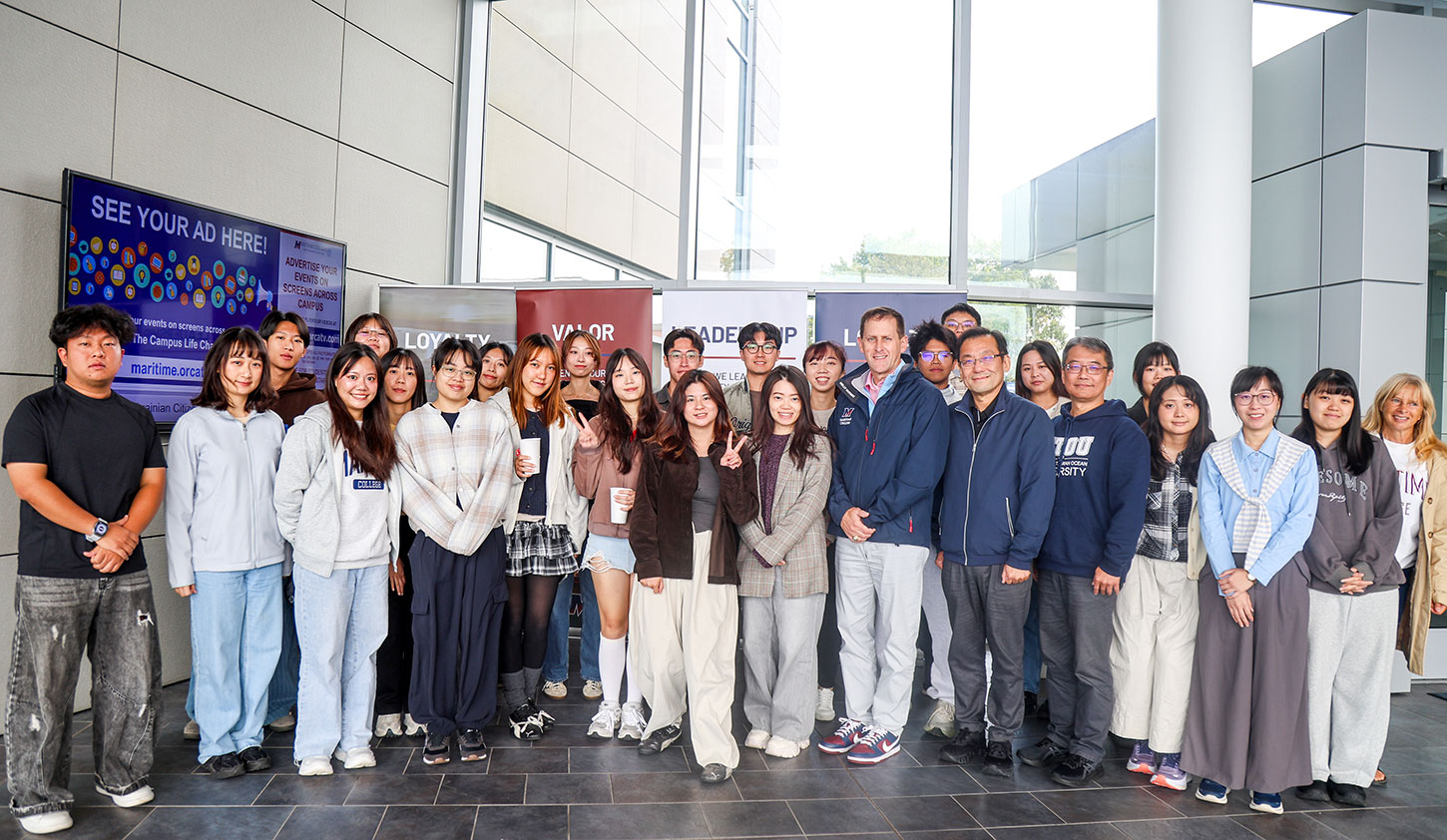 National Taiwan Ocean University Delegation Visits Maritime College as Part of Taiwan's Ministry of Education Youth Overseas Dream Fund Program