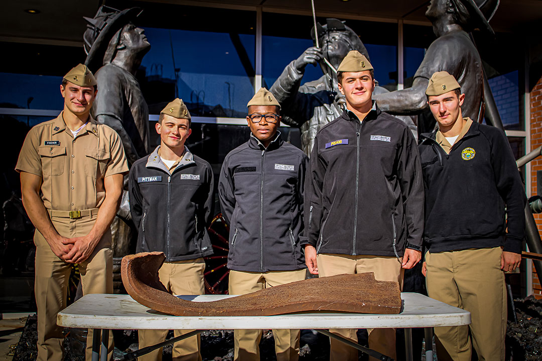 Maritime College Commemorates 9/11 with Donation of WTC Steel from FDNY