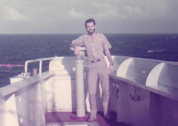 ​ Jim Maloney on a merchant ship in the early 1980