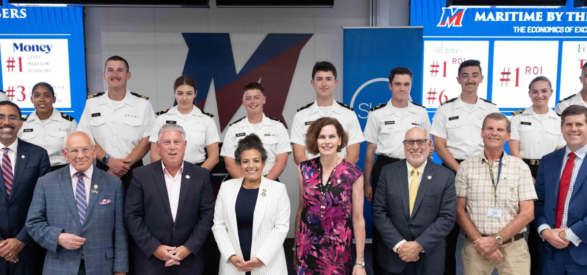 Chancellor King and the SUNY Board of Trustees Welcome the SUNY Maritime Ship, Empire State VII, to Albany
