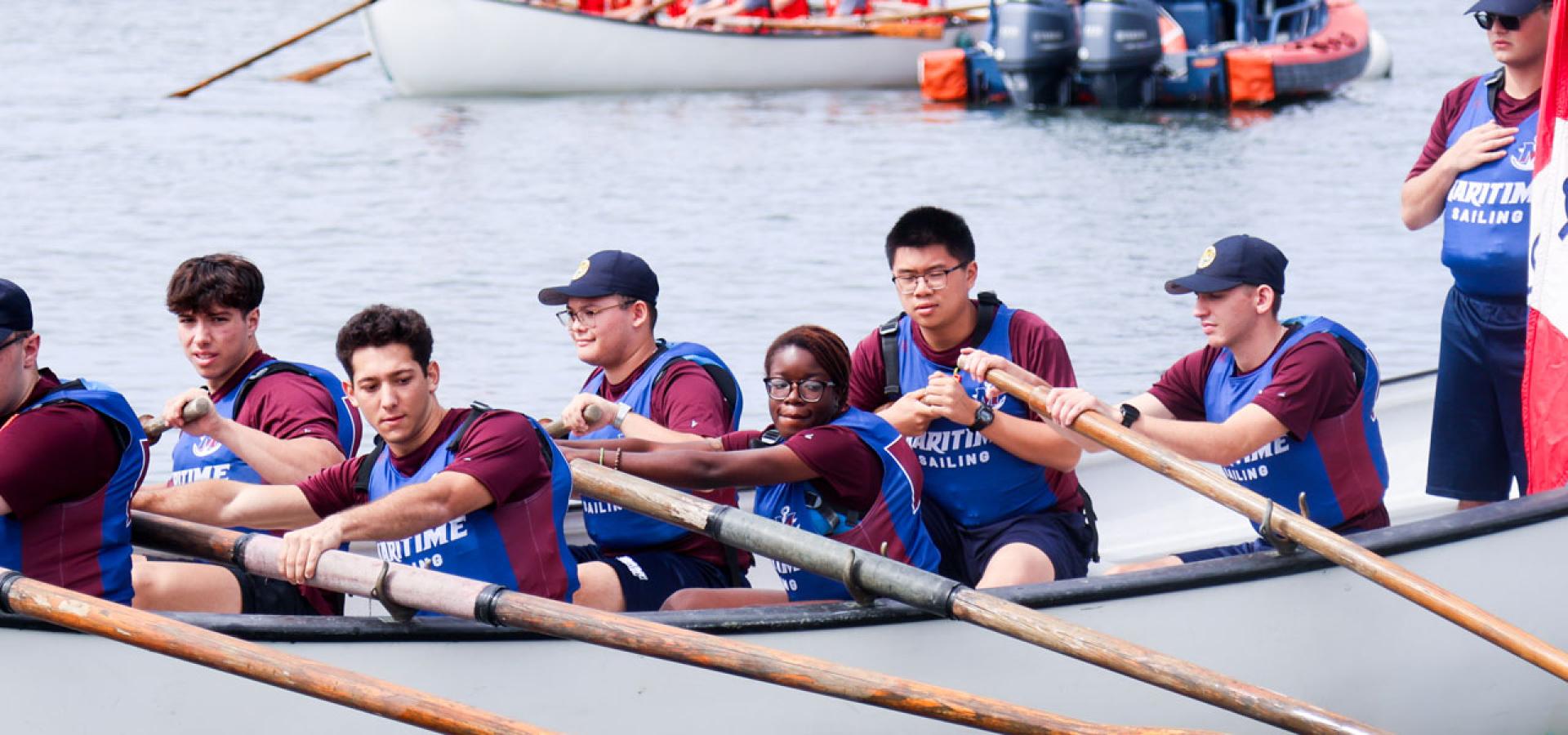 Maritime College Hosts Annual George C. Previll Memorial Inter-Maritime Academy Monomoy Race