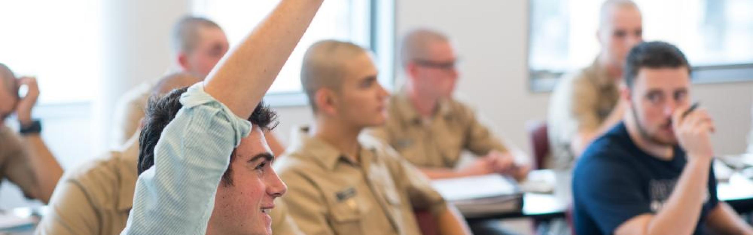 Students in class room