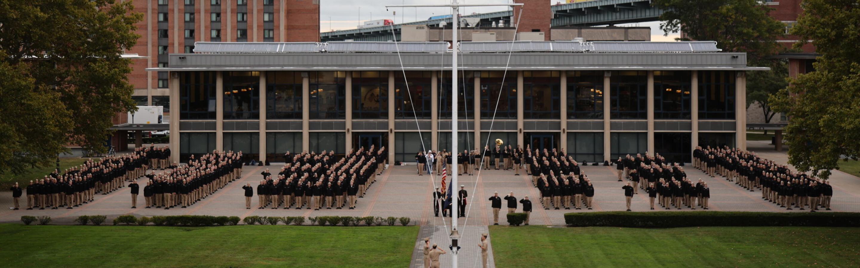 Regiment of Cadets in the Quad