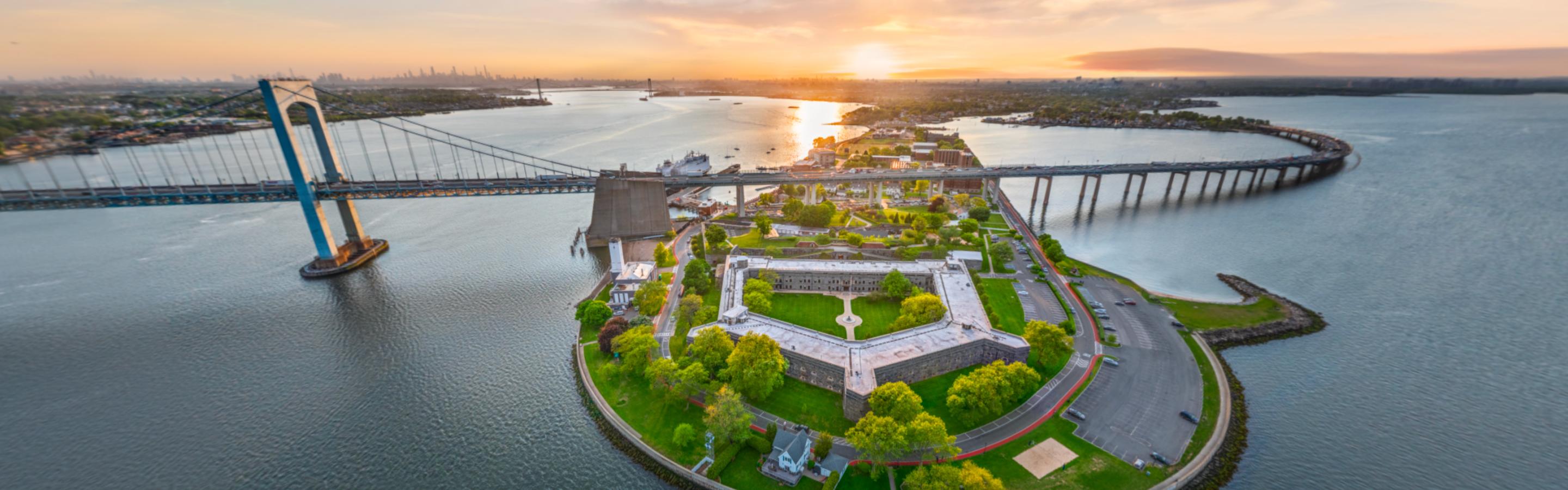 Aerial View of Fort Schuyler