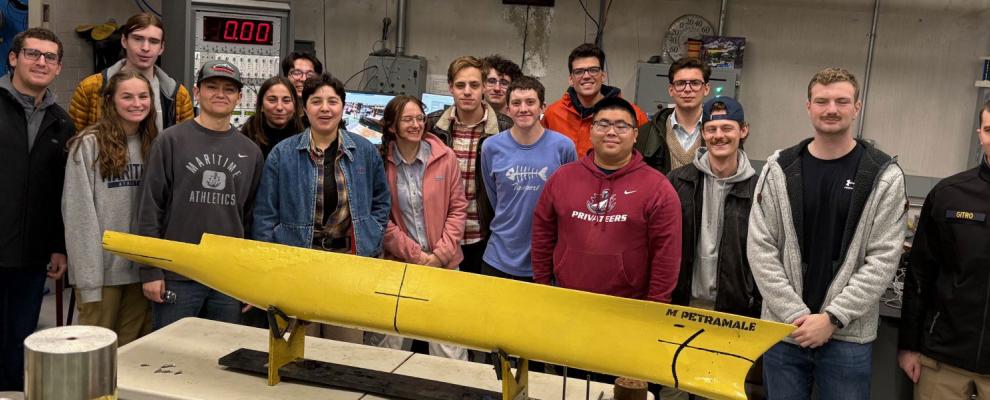 Naval Architecture Students Bring Ship Designs from Concept to Testing
