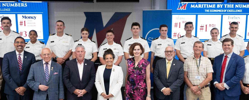 Chancellor King and the SUNY Board of Trustees Welcome the SUNY Maritime Ship, Empire State VII, to Albany