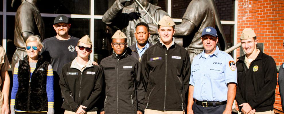Maritime College Commemorates 9/11 with Donation of WTC Steel from FDNY