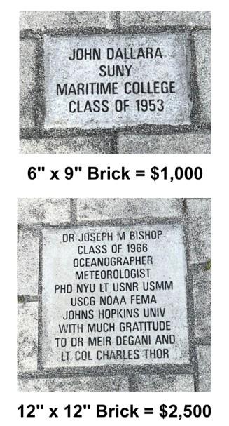 Brick Examples Photos of commemorative brick examples in the quad