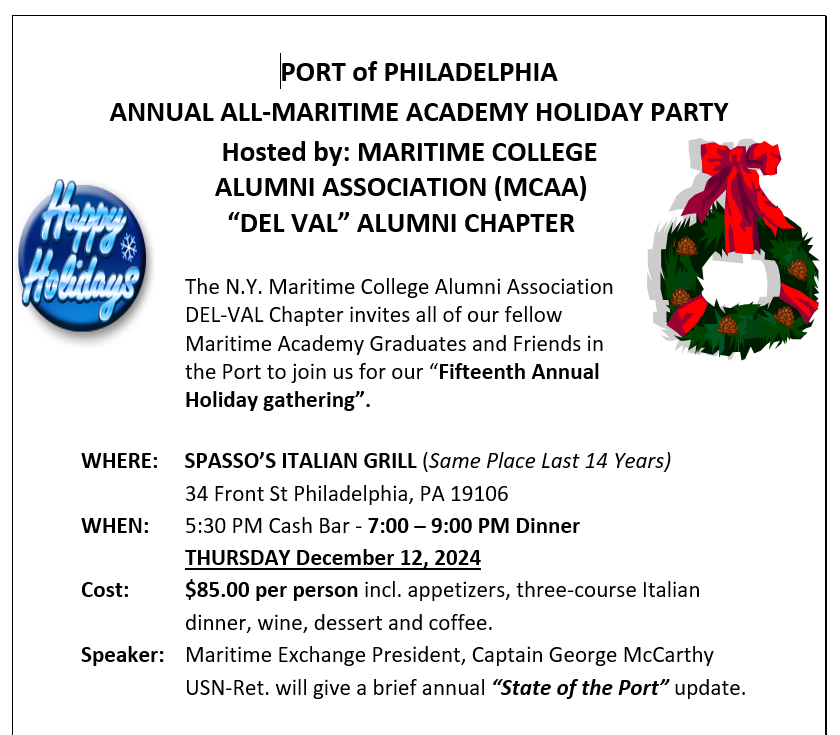 Del Val Holiday Flyer