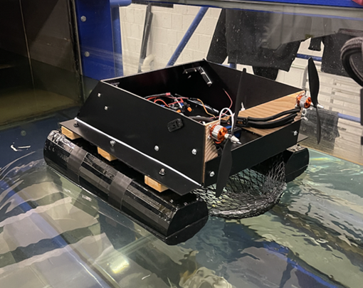 Photo of Autonomous Vehicle in the Water