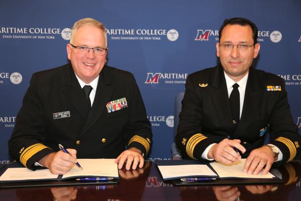 Maritime and Hydra Academy agreement signing Maritime and Hydra Academy agreement signing