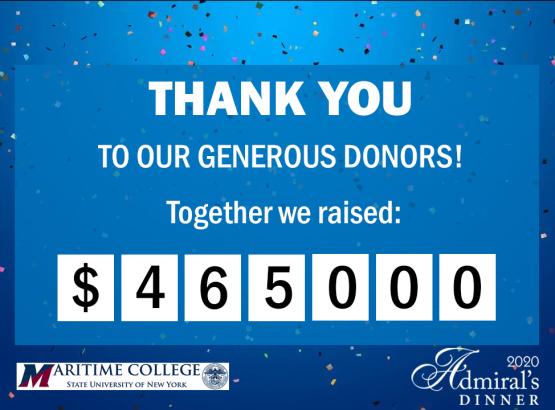 Admiral's Dinner 2020 Thank You