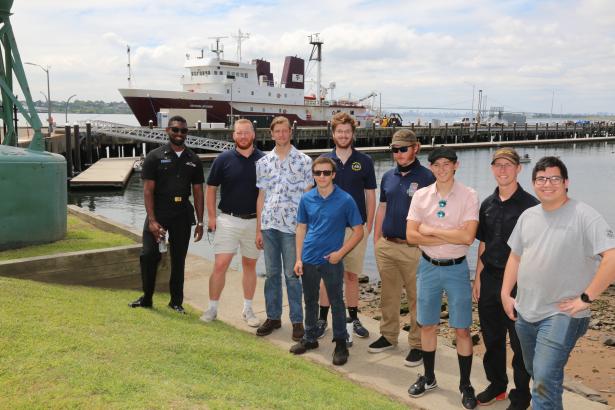 Texas A&M Maritime Academy Training Ship Docks at Olivet Pier | SUNY  Maritime College