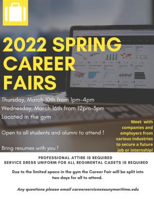Career Fair Spring 2022 Career Fair Spring 2022