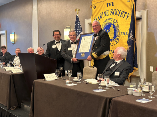 RADM Alfultis Honored by Marine Society RADM Alfultis Honored by Marine Society
