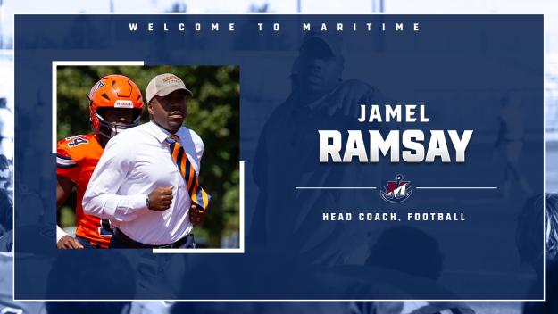 Jamel Ramsay Tabbed to Lead Maritime Football Program Jamel Ramsay Tabbed to Lead Maritime Football Program